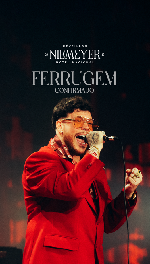 Ferrugem confirmado no Réveillon Niemeyer 2027